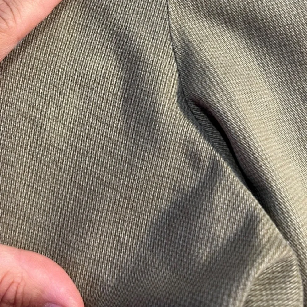 Claiborne Tweed Design Dark‎ Khaki Pants Men's Size 34 x 30 Business Casual